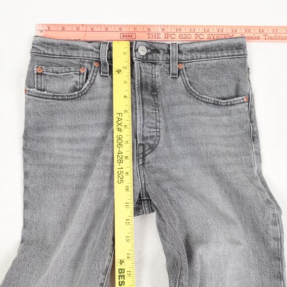 Levi's Premium 501 Jeans Women's 27x26 (29x26 Actual) High Rise Straight Leg - Picture 11 of 13